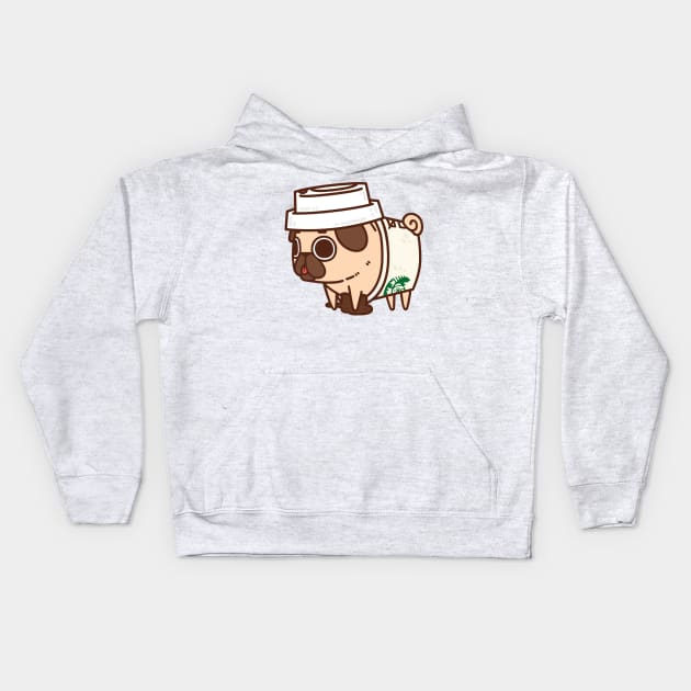 Starpugs Coffee Puglie Kids Hoodie by Puglie Pug 